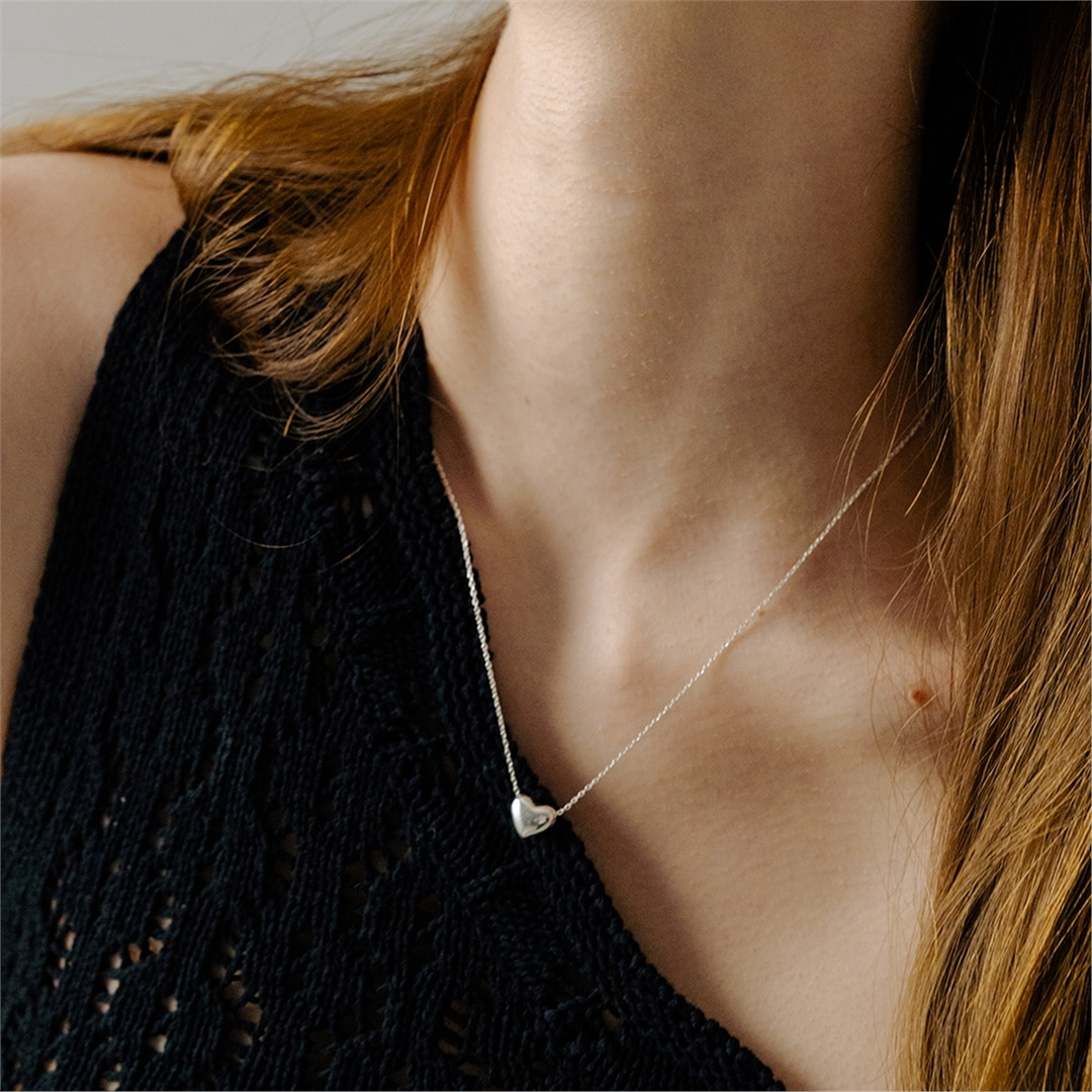 [티오유] Sweety heart necklace_SD006 [Silver925]