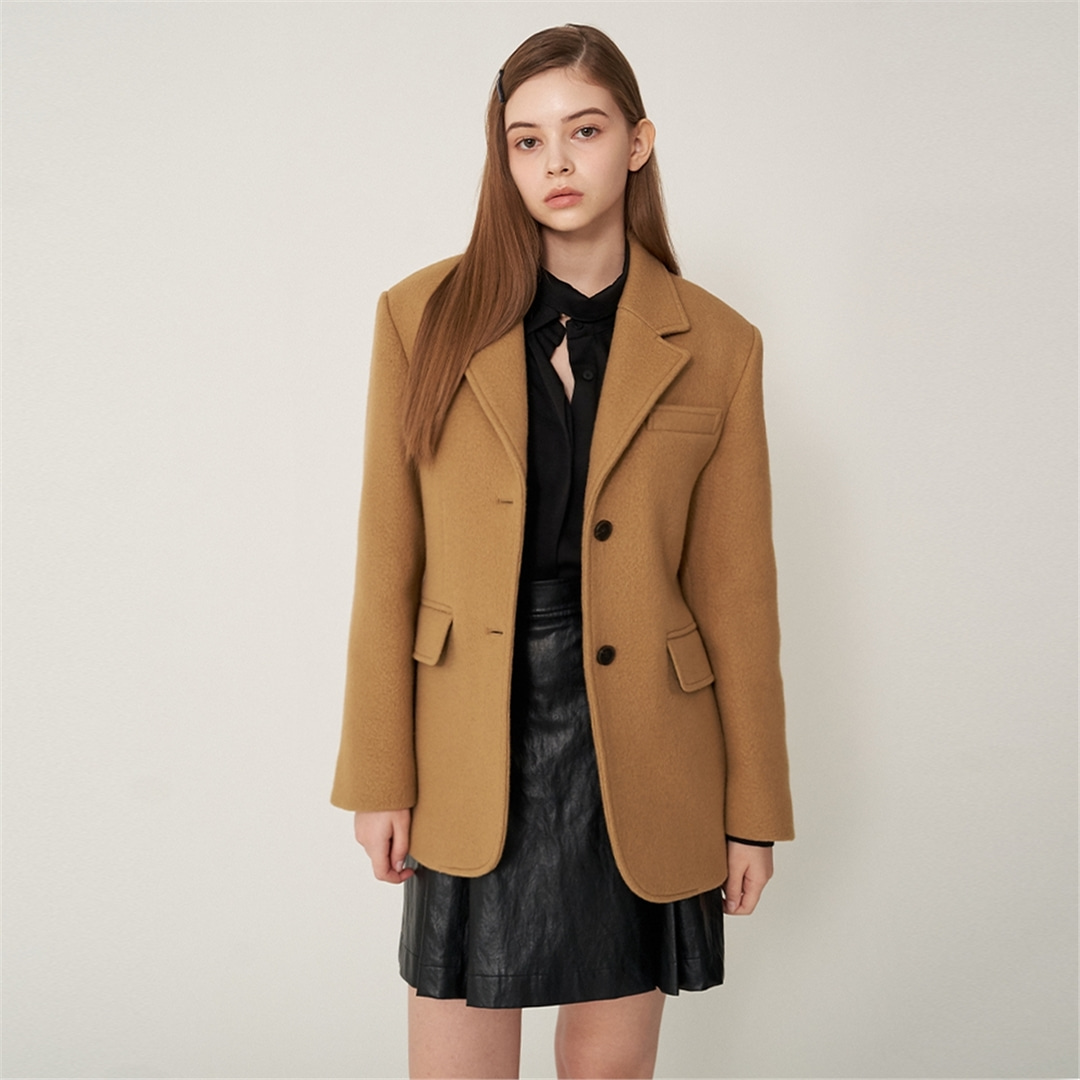 [에프코코로미즈] classic tailored wool jacket BE