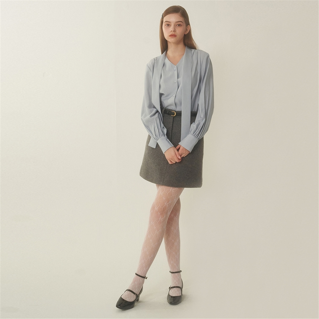 [에프코코로미즈] coco wool mini skirt GY