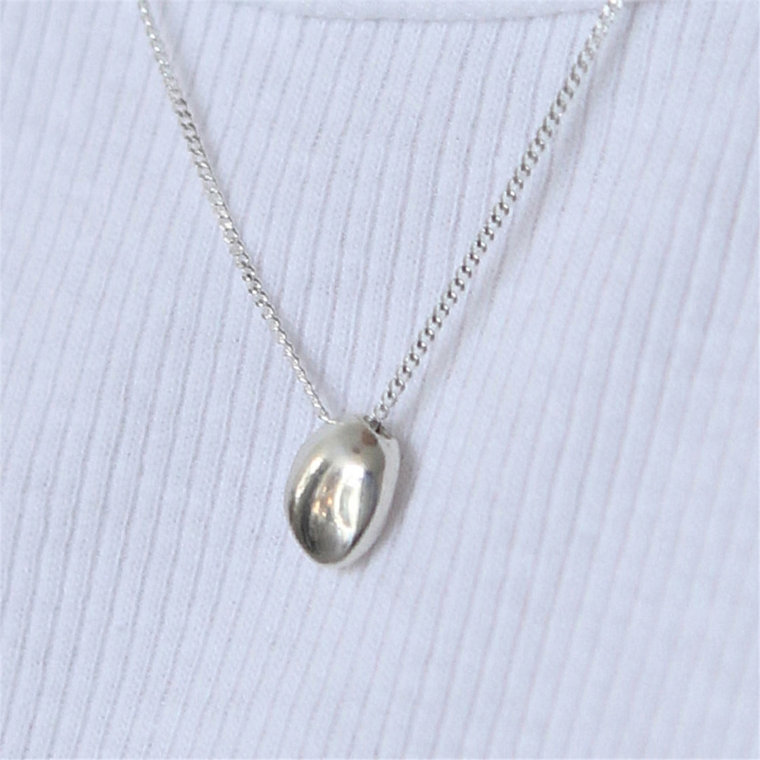 [티오유] Wave drop rine pendant necklace_TN001_Silver925