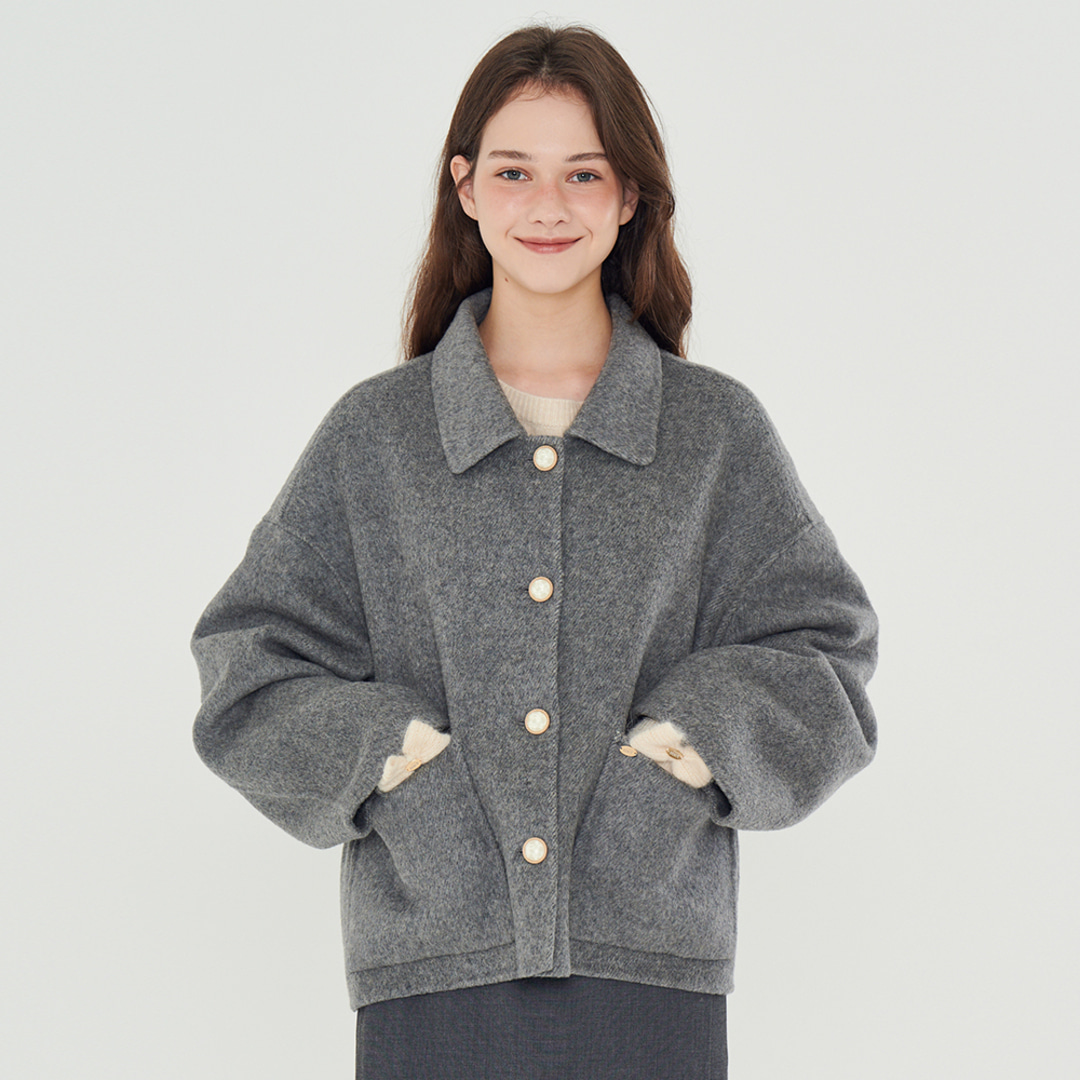 [메타퍼] MET alpaca handmade single coat