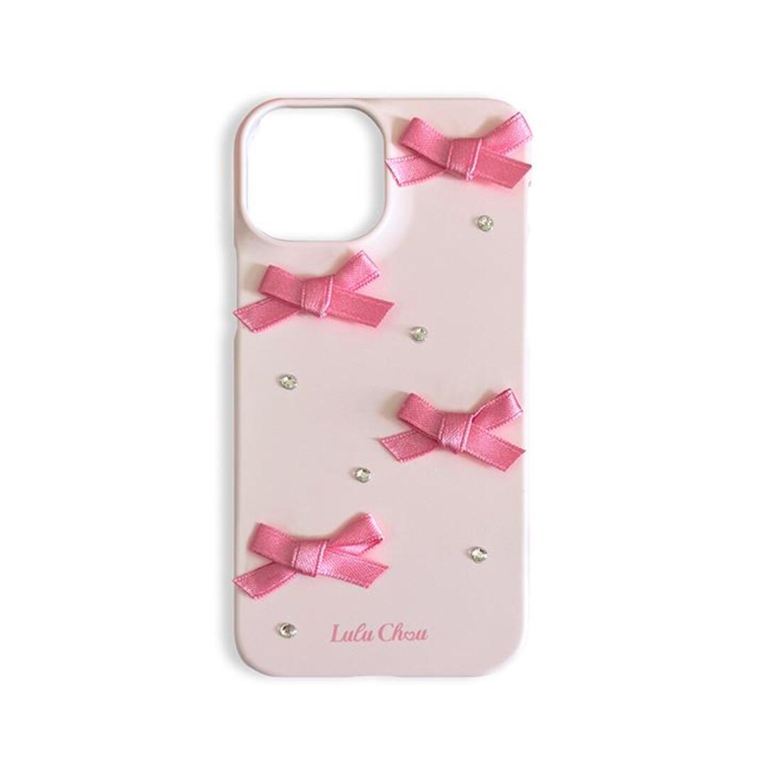 [루루슈] Mini Ribbon Phone Case - ROSE PINK