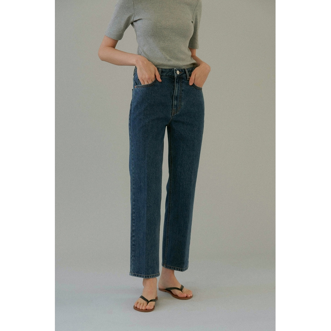 [블랭크03] classic cropped jeans (classic blue)