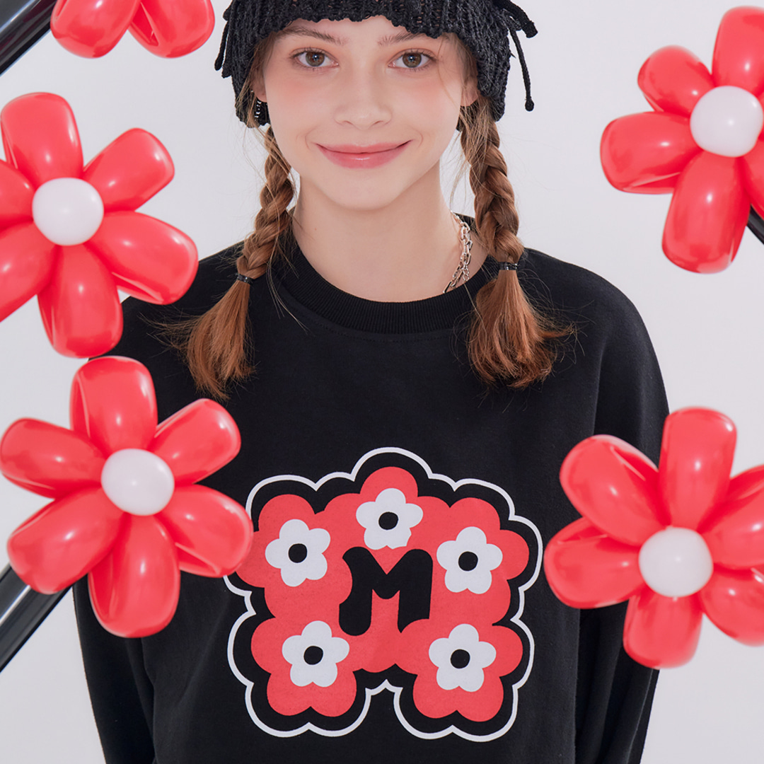 [메타퍼] MET Flower Sweatshirt Black