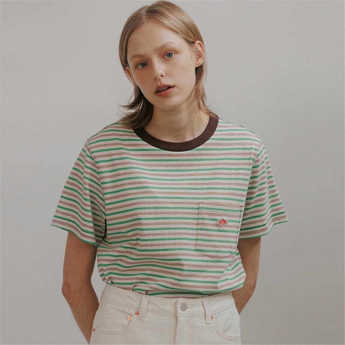 [블랭크03] stripe pocket t-shirt (3colors)