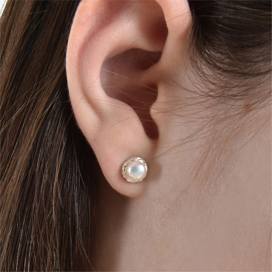 [티오유] Oyster pearl earrings_TR003