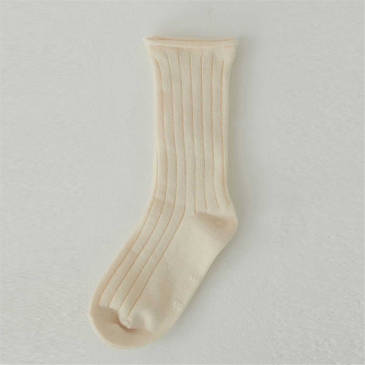 [블랭크03] cotton rib socks for kids_3colors