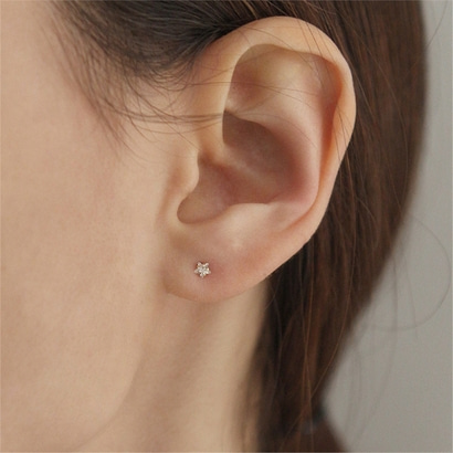 [티오유] Mini Star Cubic earrings_TK_010