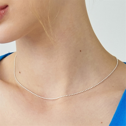 [티오유] Millet chain necklace_TS044 [Silver925]