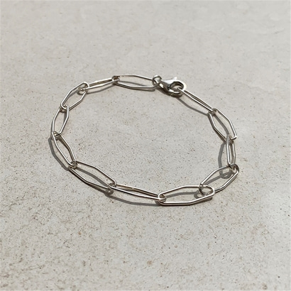 [티오유] Basic clip connection bracelet_TNH031_Silver925