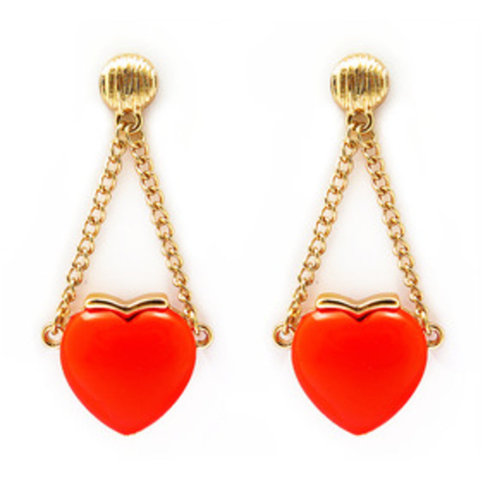 [제이미앤벨] lovable heart earrings