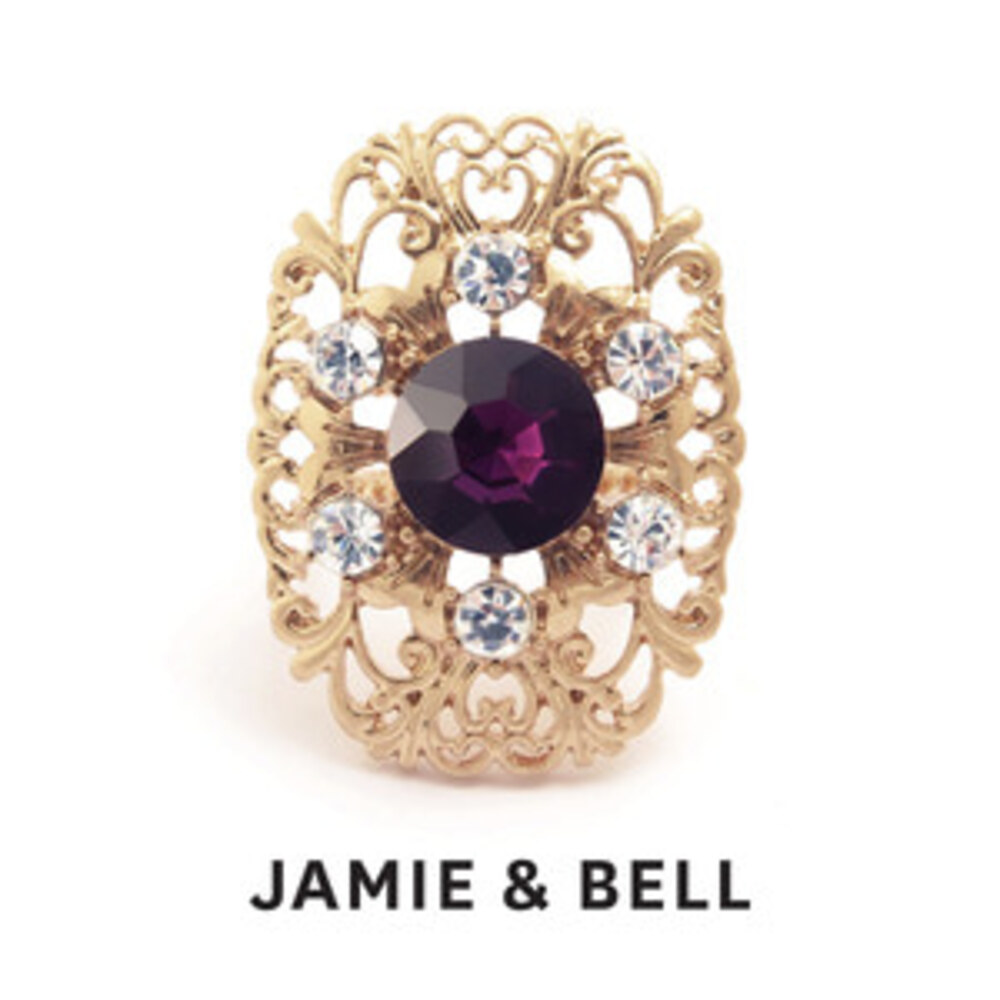 [제이미앤벨] Blooming Purple Stone Ring