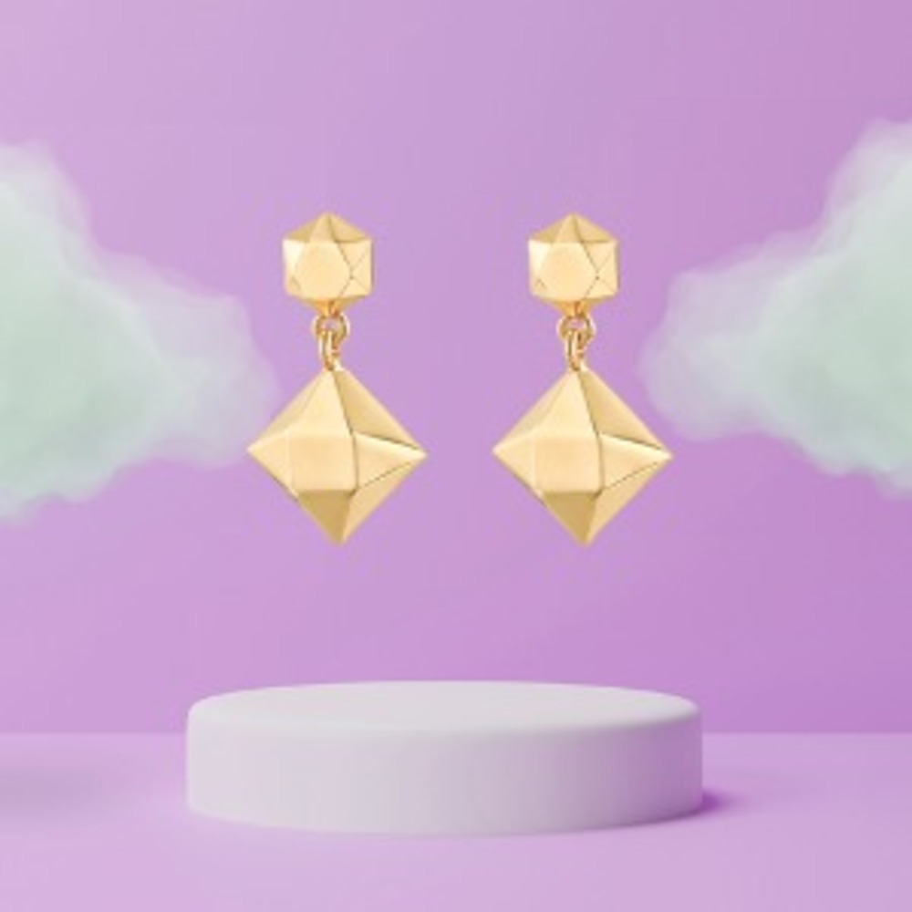 [제이미앤벨] disco gemstone drop earrings