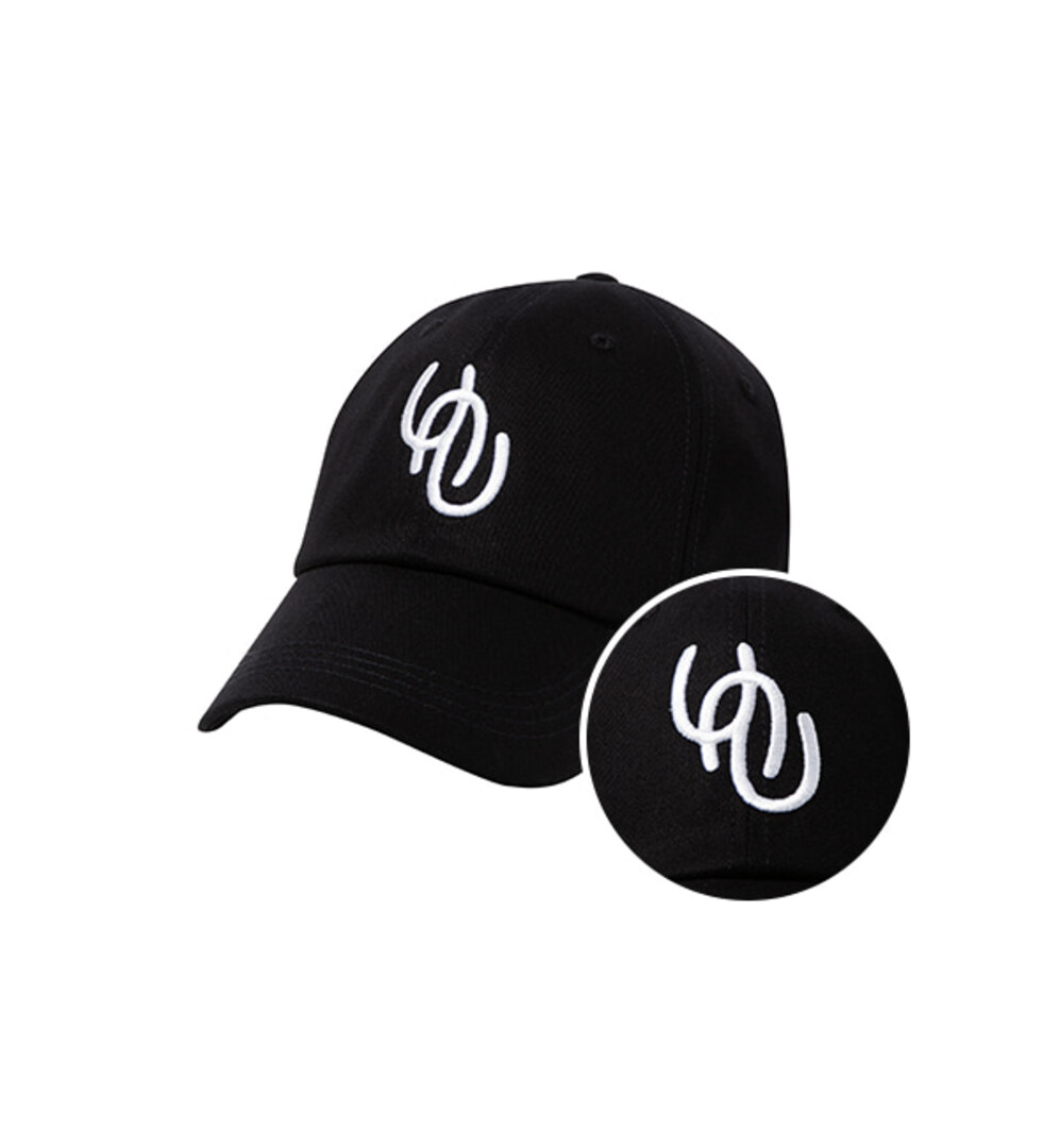 [커런유]Signature Logo Ball Cap_Black