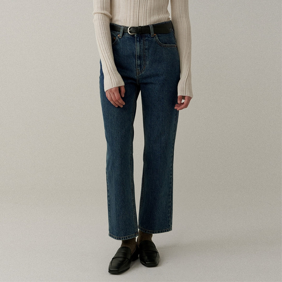 [10/9예약배송][블랭크03] classic cropped jeans (classic blue)