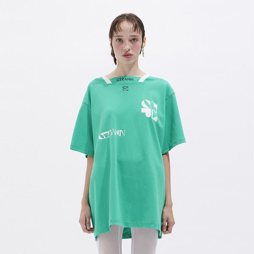 [시이안] FOOTBALL T-SHIRTS (Green)