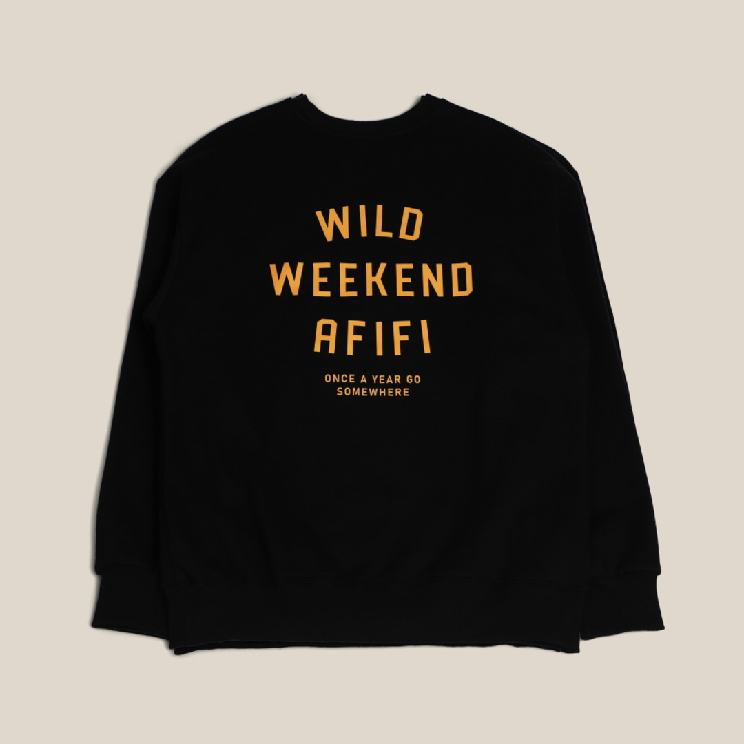 [아피피] AFIFI Sweatshirt_BLACK