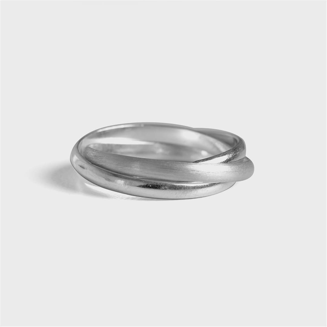 [티오유] [Silver925] WE001 Silver triple ring