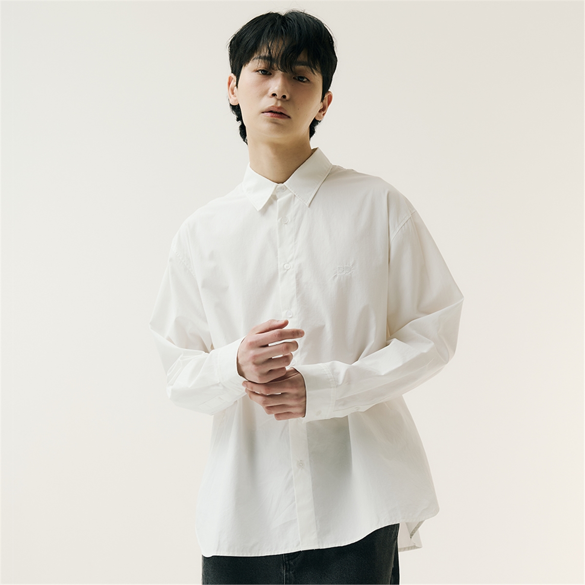 [프라이] 레귤러핏 컴포트 셔츠(WHITE)