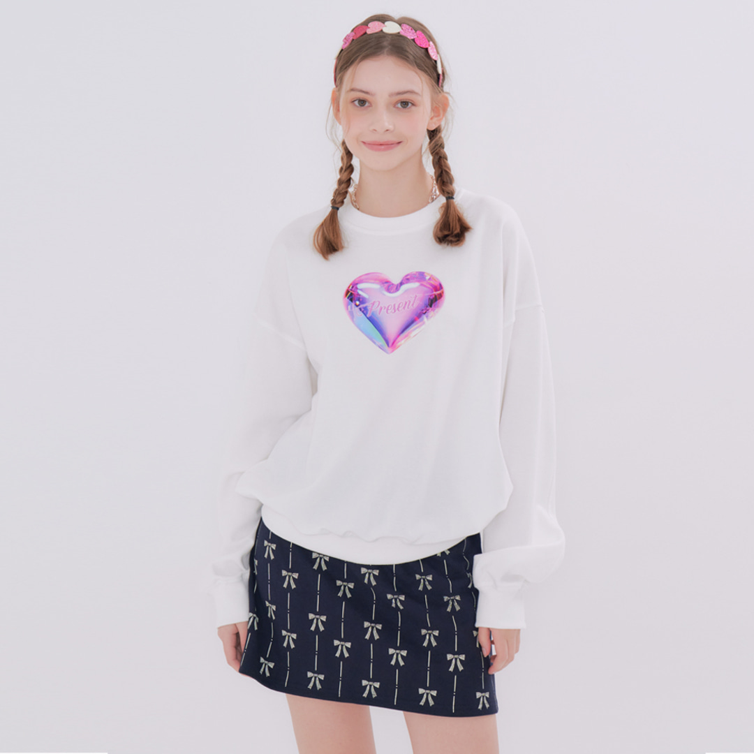 [메타퍼] MET balloon sweatshirt &amp; mini skirt set