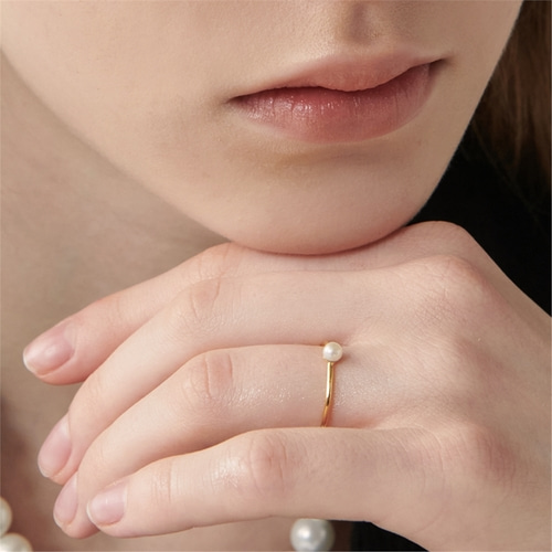 [티오유] Simple pearl ring_CR013