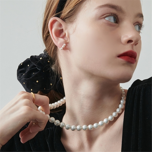 [티오유X하스] Classic pearl necklace_LVH006