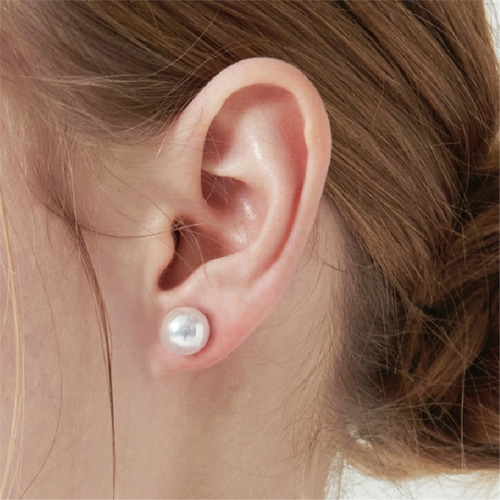 [티오유] Big pure lovely pearl earrings_HL22