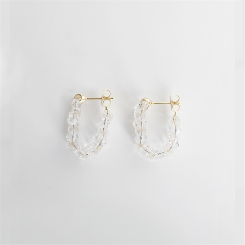 [하스] Glass bead Earrings_BF027