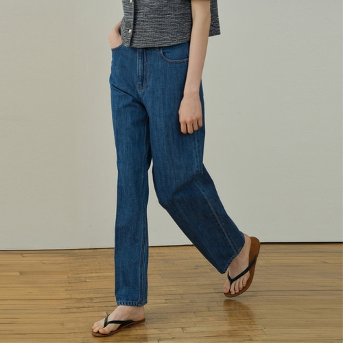 [블랭크03] classic straight jeans (classic blue)