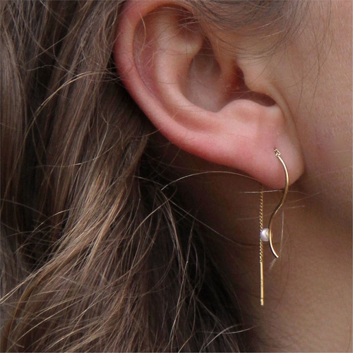 [티오유] Chain on Silver Earring_81