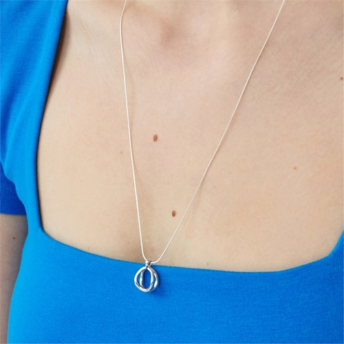 [티오유] Infinity round necklace_TS052 [Silver925]