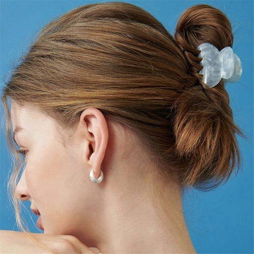 [티오유] Blue pearl mini hair clip_TS039