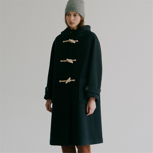 [블랭크03] wool duffle coat (navy)