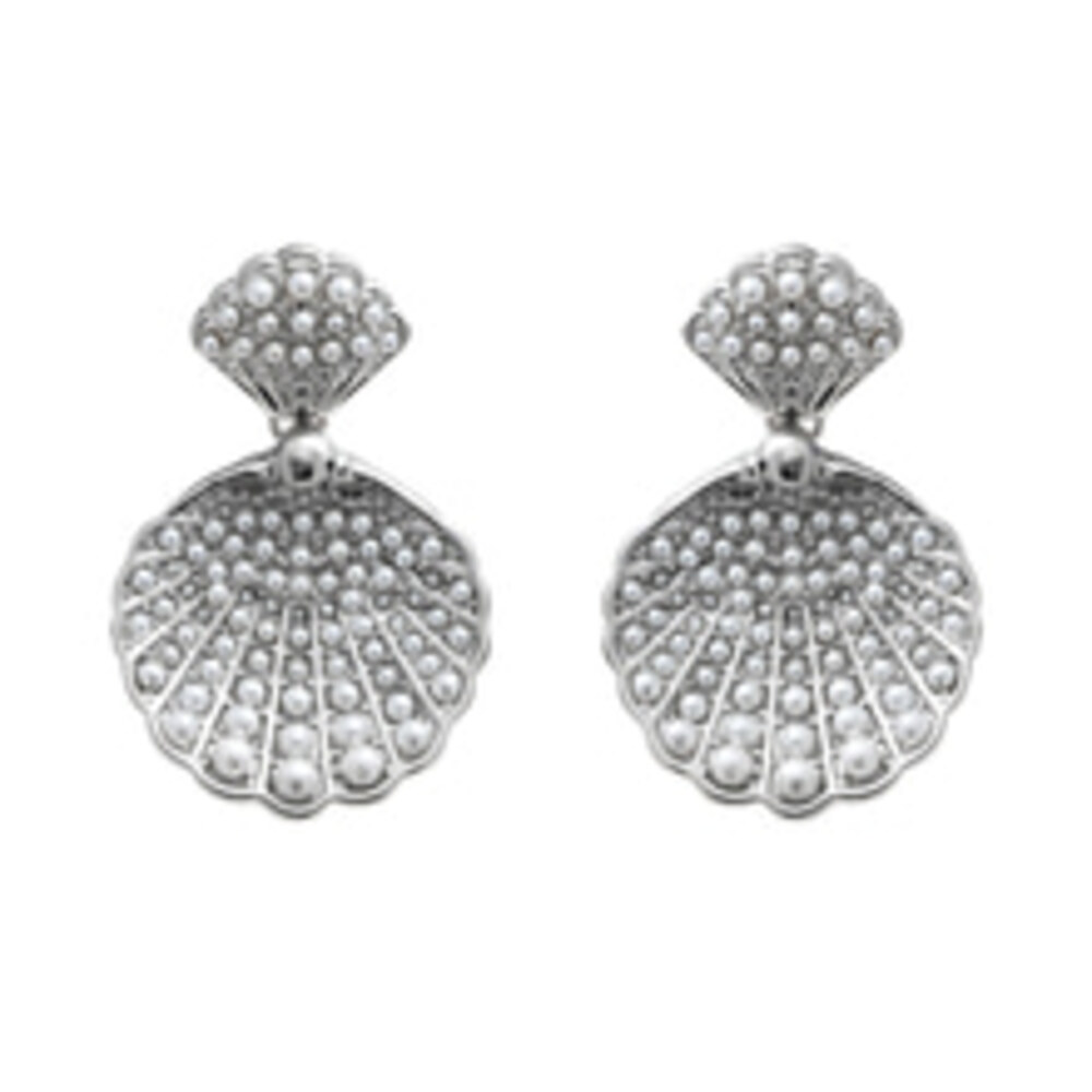 [제이미앤벨] pearl oyster silver earrings
