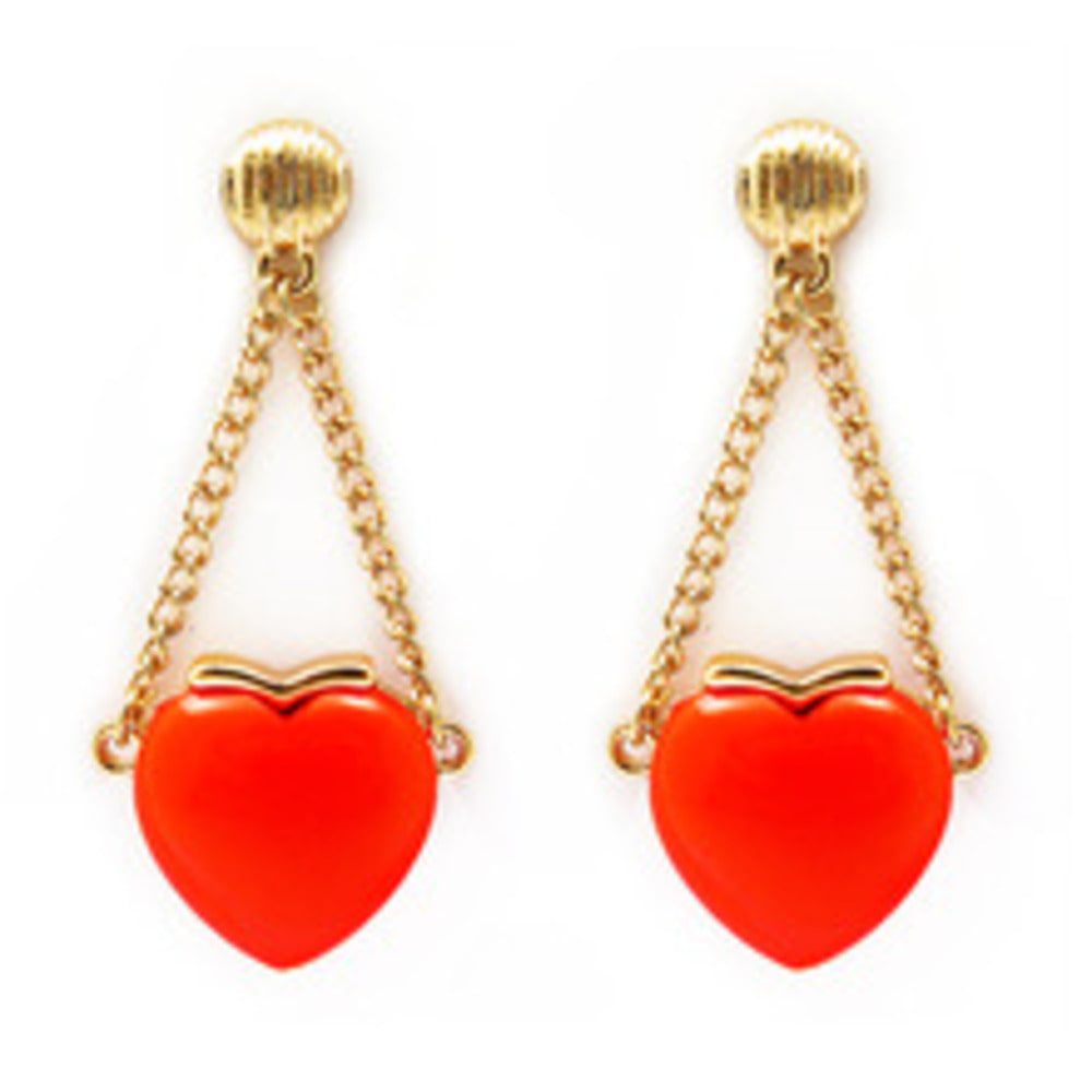 [제이미앤벨] lovable heart earrings