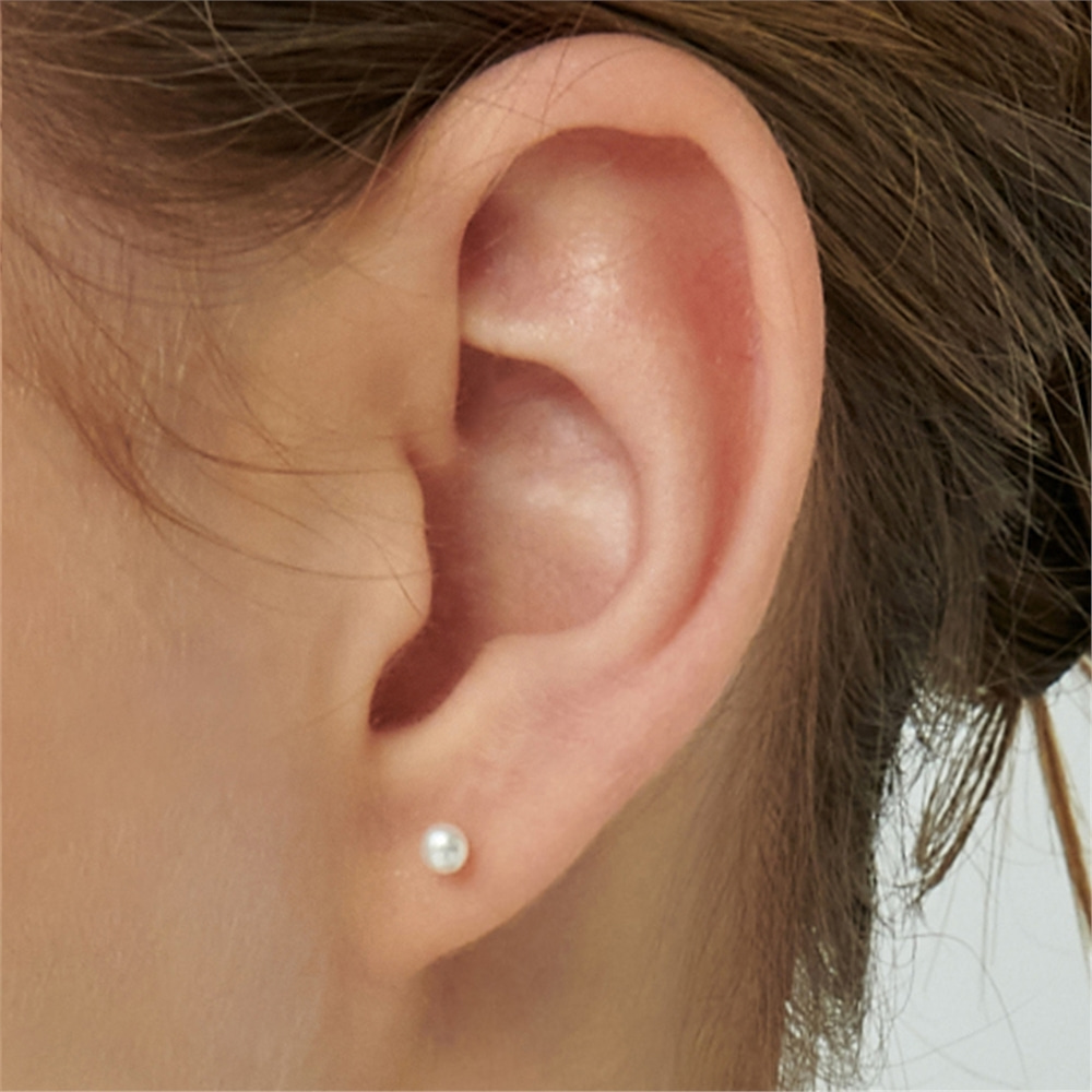 [티오유] Tiny pearl earrings_TS055 [Silver925]