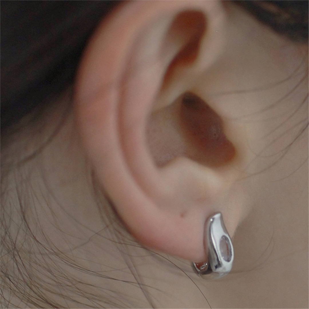 [하스] Cubic point tulip earrings_BF006