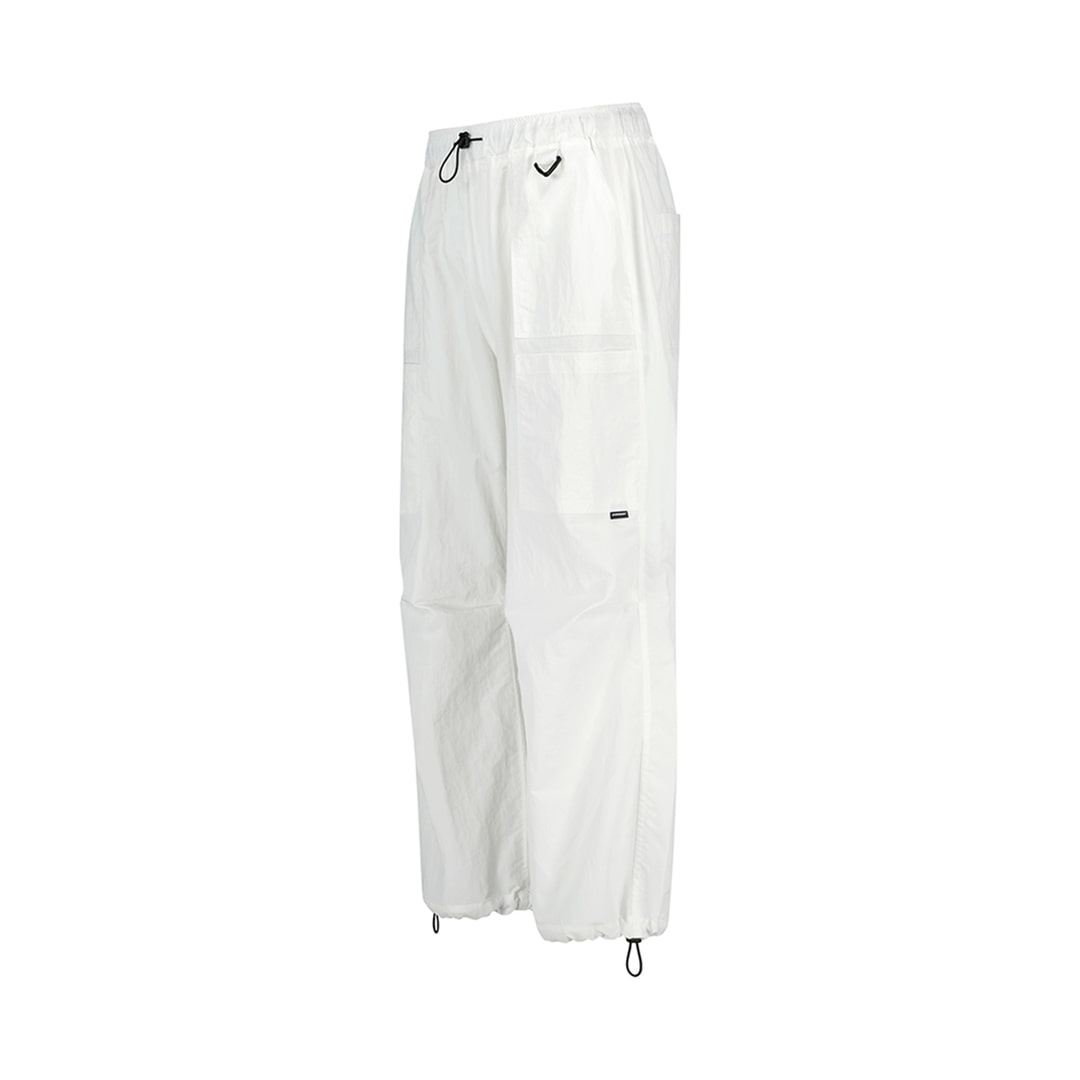 [도미넌트] Double Pocket Wide Pants White