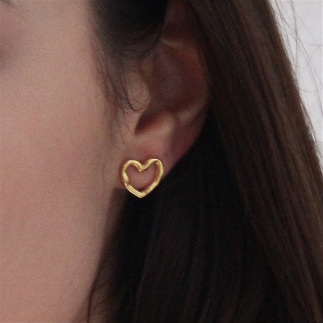 [티오유] Heart ring earring_LU06