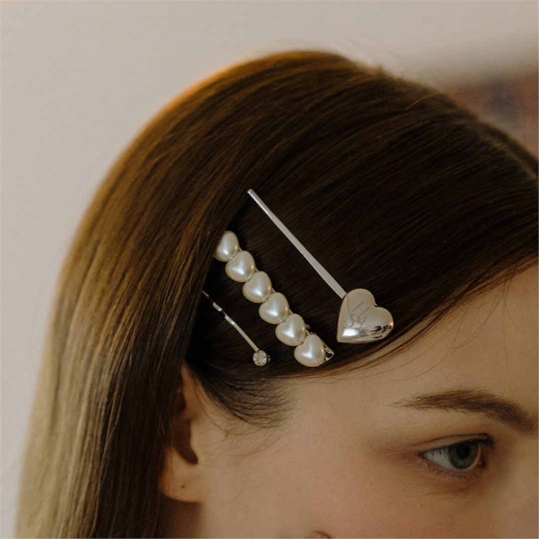 [하스] Love &amp; Pearl hair pin set_HA021