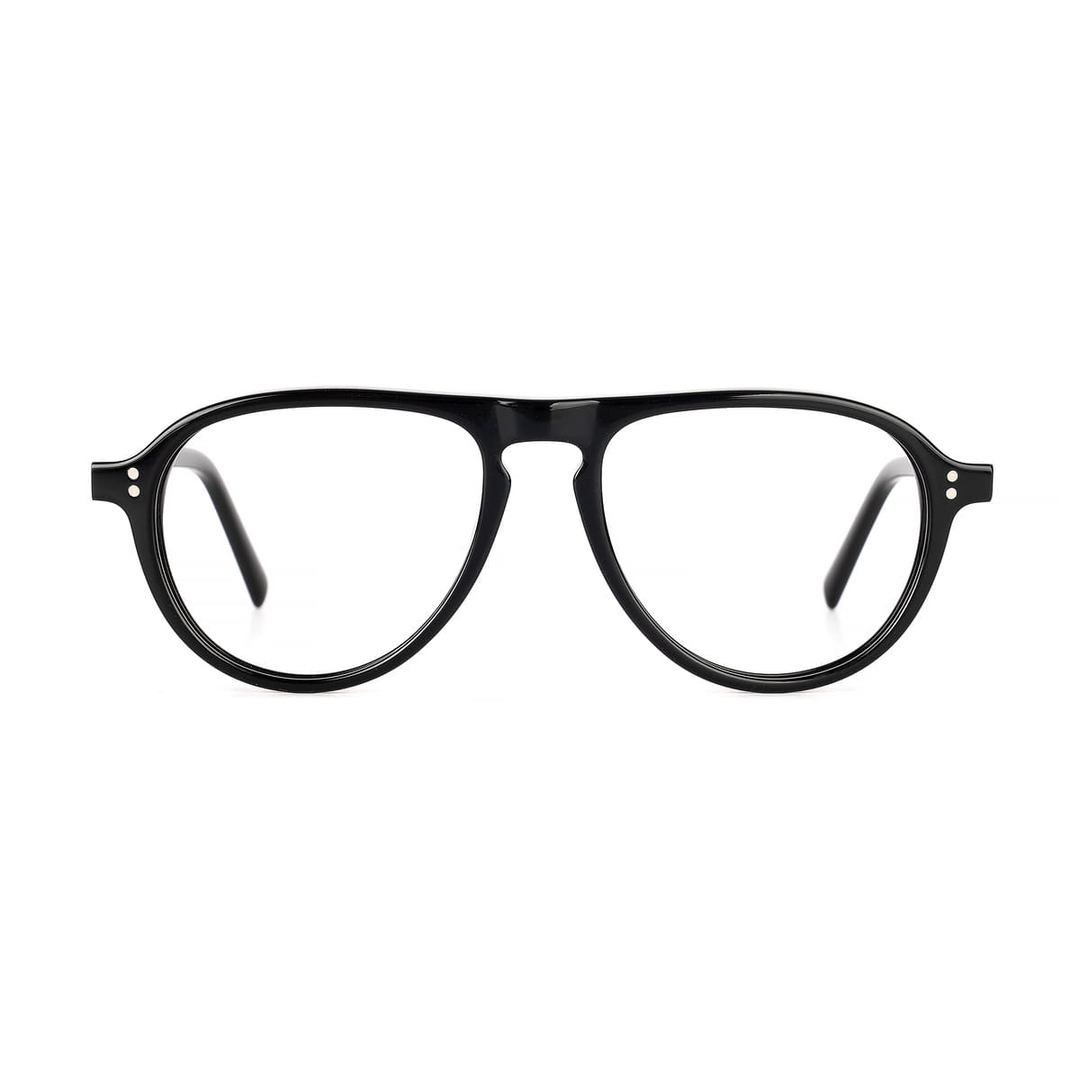 [라스텔지아] Wong 01 블랙 디자인 뿔테 전자파 차단 안경