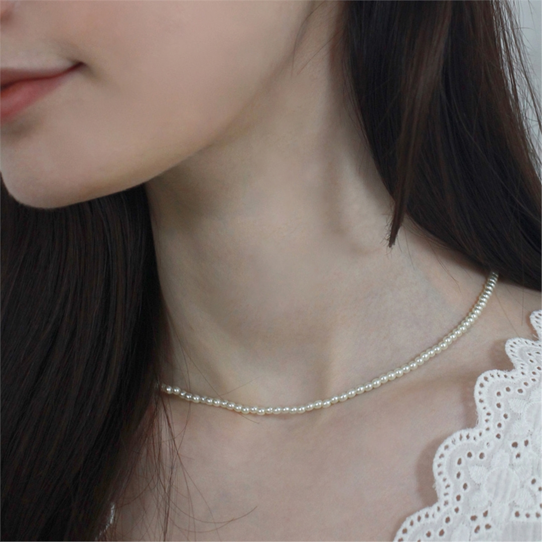 [하스] Lovely pearl necklace_BF060