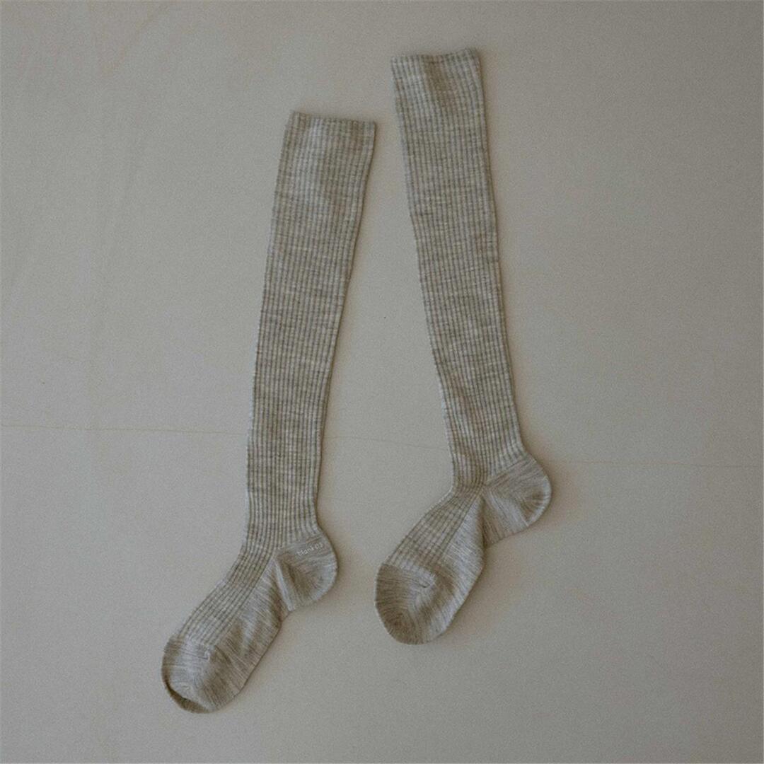 [블랭크03] wool knee socks (2colors)
