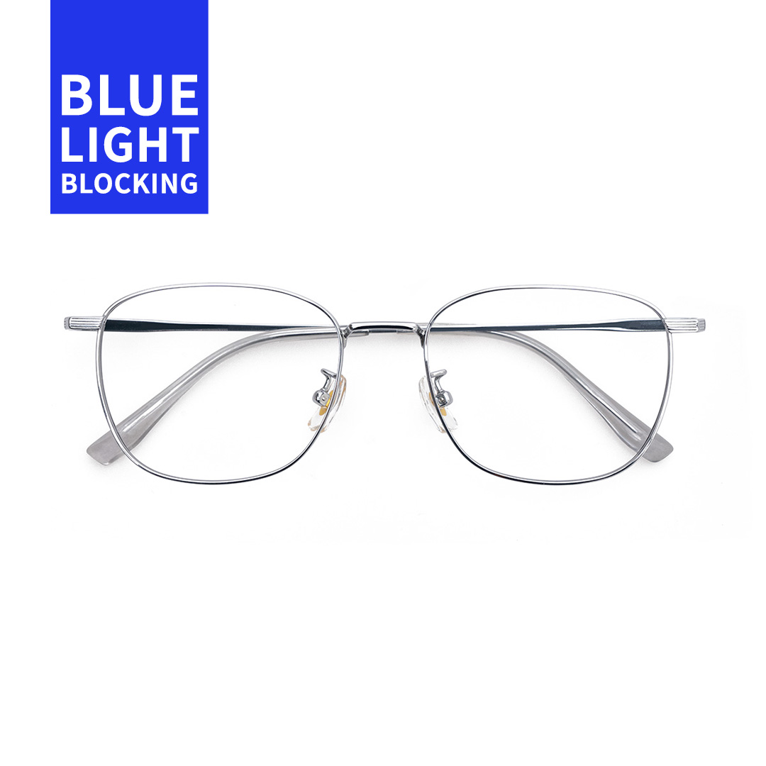 [라스텔지아] Lane Silver 2024 티타늄 메탈테 블루라이트 차단 긱시크 안경